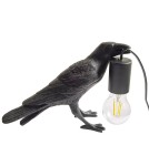 Abruzzo Lampa Stołowa z żywicy Kruk Corvo E27 ABR-KARD-K