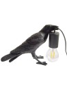 View Abruzzo Raven Corvo E27 Resin Table Lamp ABR-KARD-K.