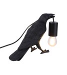 Abruzzo Lampa Stołowa z żywicy Kruk Corvo E27 ABR-KARD-K