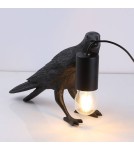 Abruzzo Lampa Stołowa z żywicy Kruk Corvo E27 ABR-KARD-K