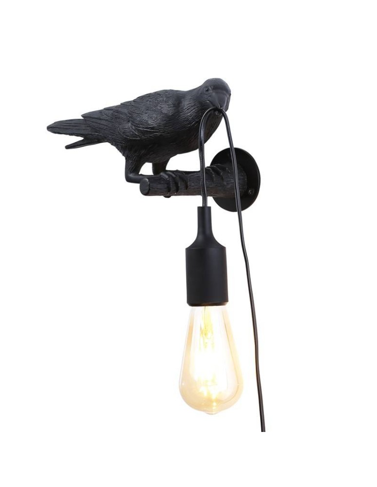 Wall lamps - Abruzzo Corvo E27 Corvo resin wall lamp ABR-KARD-K2 - product kolory-swiatla.pl 1