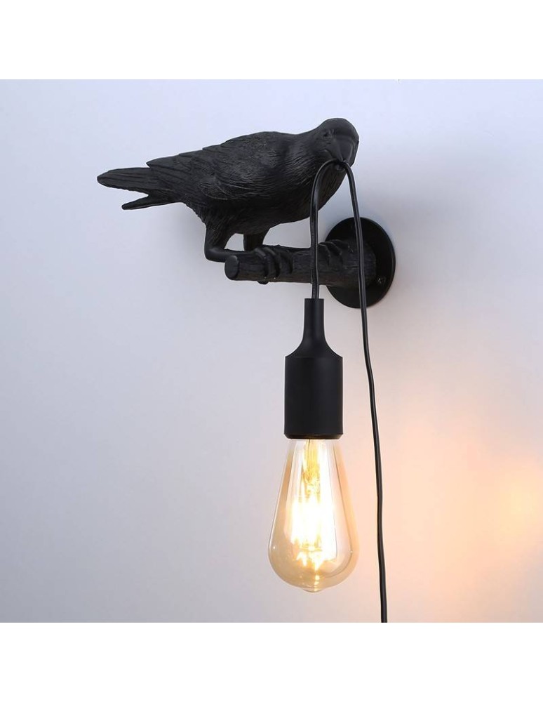 Wall lamps - Abruzzo Corvo E27 Corvo resin wall lamp ABR-KARD-K2 - product kolory-swiatla.pl 2