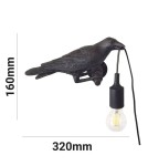 Wall lamps - Abruzzo Corvo E27 Corvo resin wall lamp ABR-KARD-K2 - product 4