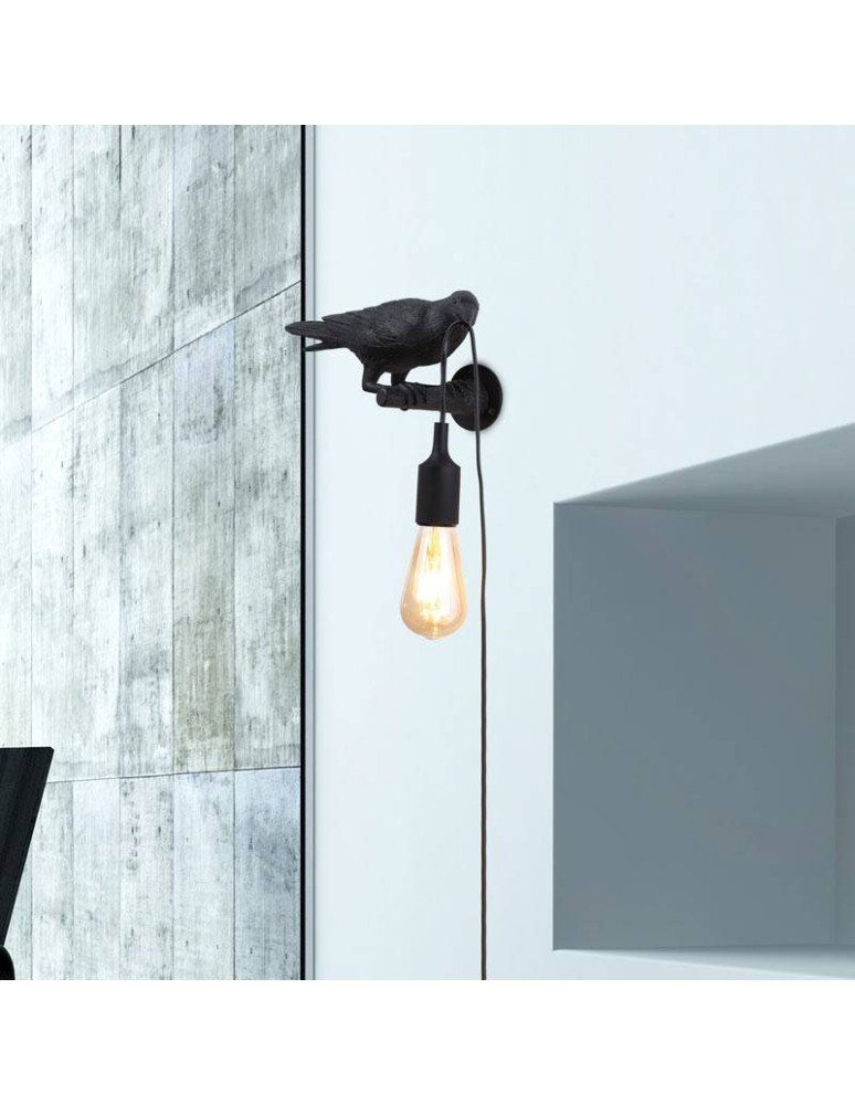 Wall lamps - Abruzzo Corvo E27 Corvo resin wall lamp ABR-KARD-K2 - product kolory-swiatla.pl 7