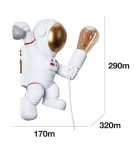 Wall lamps - Abruzzo Children's wall lamp Astronaut E27 Armstrong ABR-KARD7 - product 5