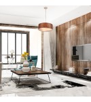 Pendant lamps - Abruzzo Wooden Pendant Lamp Ø45cm 3XE27 Bosco ABR-LZD-NOVO - product 5