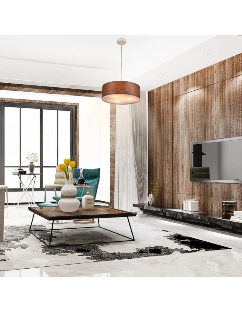 Pendant lamps - Abruzzo Wooden Pendant Lamp Ø45cm 3XE27 Bosco ABR-LZD-NOVO - product kolory-swiatla.pl 5