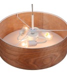 Pendant lamps - Abruzzo Wooden Pendant Lamp Ø45cm 3XE27 Bosco ABR-LZD-NOVO - product 7