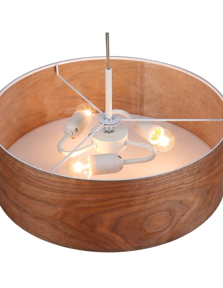 Pendant lamps - Abruzzo Wooden Pendant Lamp Ø45cm 3XE27 Bosco ABR-LZD-NOVO - product kolory-swiatla.pl 7