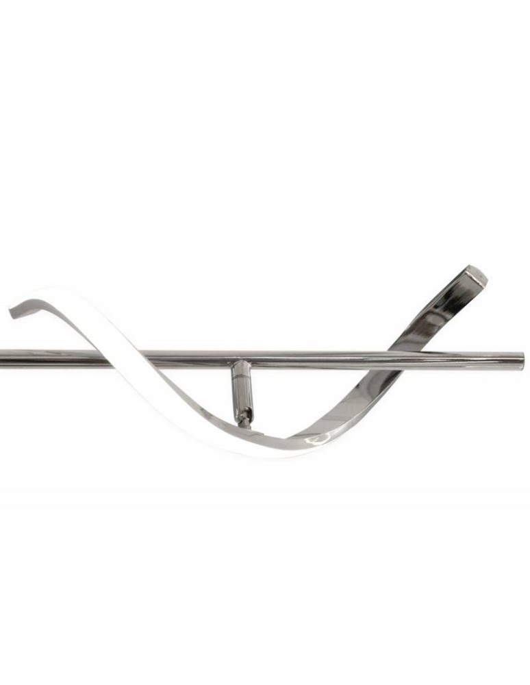 Pendant lamps - Abruzzo Pendant Lamp Chrome 30W 110cm Spiral 2 ABR-LAZZA-30W - product kolory-swiatla.pl 2