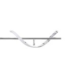 Pendant lamps - Abruzzo Pendant Lamp Chrome 30W 110cm Spiral 2 ABR-LAZZA-30W - product 3