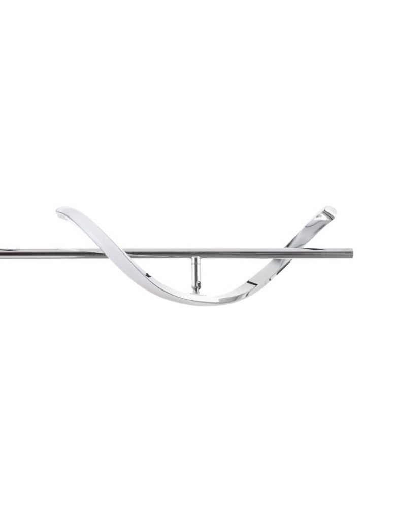 Pendant lamps - Abruzzo Pendant Lamp Chrome 30W 110cm Spiral 2 ABR-LAZZA-30W - product kolory-swiatla.pl 3