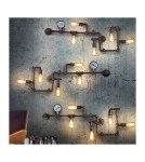 Wall lamps - Abruzzo Retro 110cm 5xE27 Tubo Industrial Pipe Wall lamp ABR-LLKRR-5XE27 - product 2