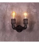 Wall lamps - Abruzzo Tubo ABR-LLK2RR-2XE27 Led Industrial Retro Tubes Wall lamp. - product 8