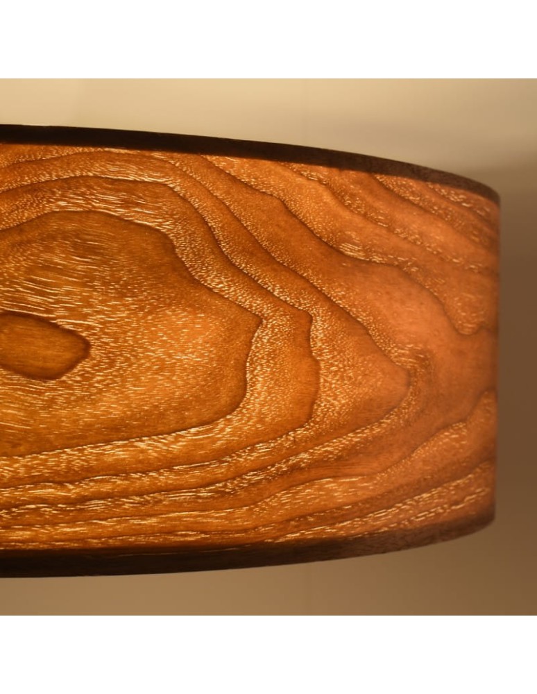 Ceiling lamps - Abruzzo Round Wooden Plafond Ø45cm Bosco ABR-PLO-DE-3XE27 - product kolory-swiatla.pl 2