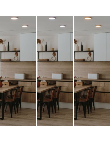 Abruzzo Plafon Okrągły Drewniany CCT 3000-6000K LED 18W 23cm Maze ABR-PLO-OCED-18W - produkt 2