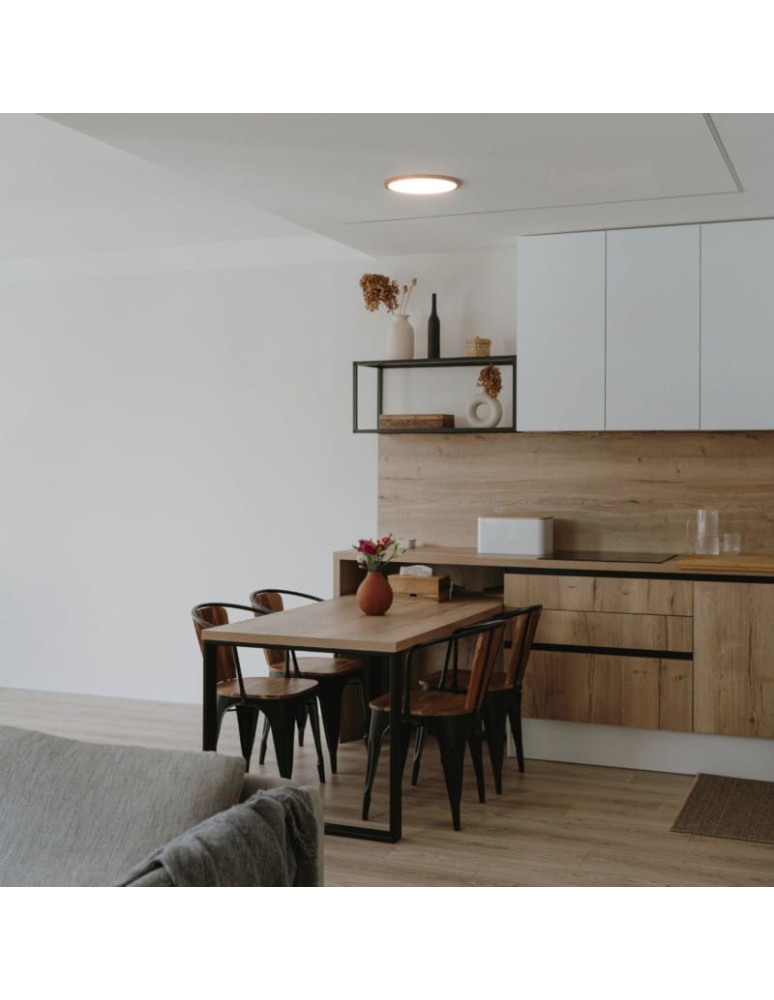 Ceiling lamps - Abruzzo Plafon Round Wooden CCT 3000-6000K LED 24W 30cm Maze ABR-PLO-OCED-24W - product kolory-swiatla.pl 2