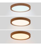 Ceiling lamps - Abruzzo Plafon Round Wooden CCT 3000-6000K LED 24W 30cm Maze ABR-PLO-OCED-24W - product 6