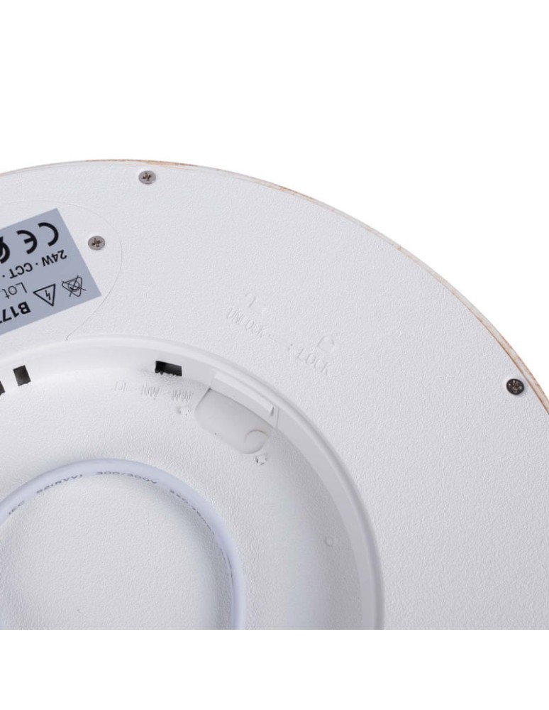 Ceiling lamps - Abruzzo Plafon Round Wooden CCT 3000-6000K LED 24W 30cm Maze ABR-PLO-OCED-24W - product kolory-swiatla.pl 8