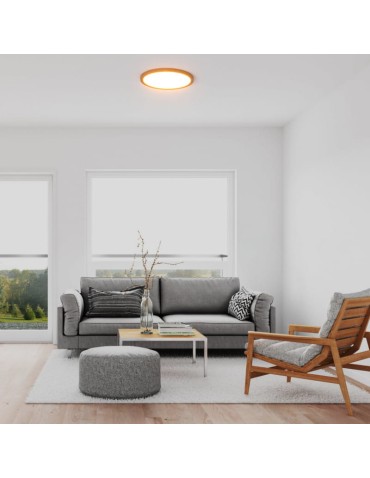 Abruzzo Plafon Okrągły Drewniany CCT 3000-6000K LED 40W 50cm Maze ABR-PLO-OCED-40W - produkt 2