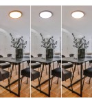 Abruzzo Plafon Okrągły Drewniany CCT 3000-6000K LED 40W 50cm Maze ABR-PLO-OCED-40W Abruzzo Plafon Okrągły Drewniany CCT 3000-6000K LED 40W 50cm Maze ABR-PLO-OCED-40W