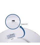 Ceiling lamps - Abruzzo Plafon Round Wooden CCT 3000-6000K LED 40W 50cm Maze ABR-PLO-OCED-40W - product 6