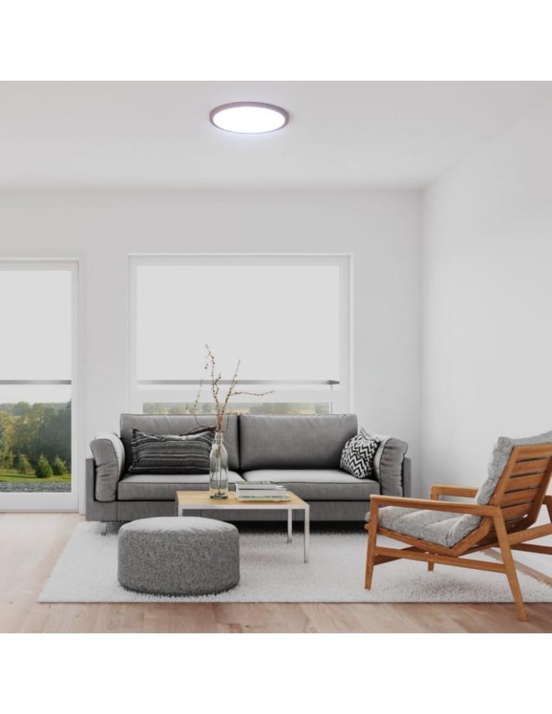 Abruzzo Plafon Okrągły Drewniany CCT 3000-6000K LED 40W 50cm Maze ABR-PLO-OCED-40W Abruzzo Plafon Okrągły Drewniany CCT 3000-6000K LED 40W 50cm Maze ABR-PLO-OCED-40W