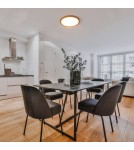 Abruzzo Plafon Okrągły Drewniany CCT 3000-6000K LED 40W 50cm Maze ABR-PLO-OCED-40W Abruzzo Plafon Okrągły Drewniany CCT 3000-6000K LED 40W 50cm Maze ABR-PLO-OCED-40W