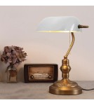 Desk lamps - Abruzzo Banker's Desk Lamp White Banca E27 ABR-LB-BANK-B - product 6