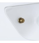 Abruzzo Lampka Biurkowa Bankierka Biała Banca E27 ABR-LB-BANK-B