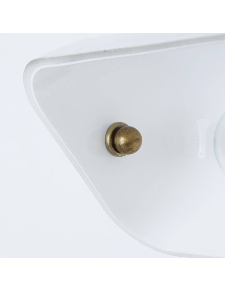 Abruzzo Lampka Biurkowa Bankierka Biała Banca E27 ABR-LB-BANK-B