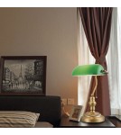 Abruzzo Lampka Biurkowa Bankierka Zielona Banca E27 ABR-LB-BANK-G