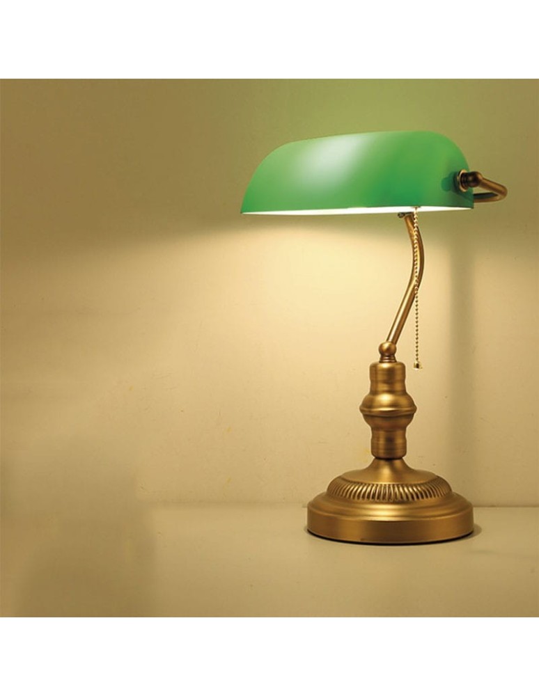 Desk lamps - Abruzzo Desk Lamp Banker Green E27 ABR-LB-BANK-G - product kolory-swiatla.pl 3