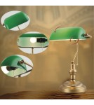 Abruzzo Lampka Biurkowa Bankierka Zielona Banca E27 ABR-LB-BANK-G