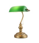 Abruzzo Lampka Biurkowa Bankierka Zielona Banca E27 ABR-LB-BANK-G