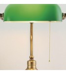 Abruzzo Lampka Biurkowa Bankierka Zielona Banca E27 ABR-LB-BANK-G