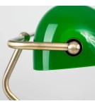 Abruzzo Lampka Biurkowa Bankierka Zielona Banca E27 ABR-LB-BANK-G