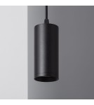 Abruzzo Lampa Wisząca czarna tuba GU10 Echo ABR-ZSC-GU10