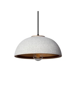 Abruzzo Lampa Wisząca Ceramiczna Kopuła 30cm E27 Ciri ABR-CIRI-E27