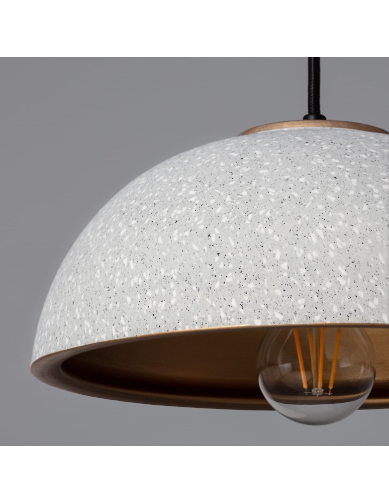 Pendant lamps - Abruzzo Ceramic Dome Pendant Lamp 30cm E27 Ciri ABR-CIRI-E27 - product kolory-swiatla.pl 3