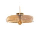 Abruzzo Lampa Wisząca Szklana Miodowa 35cm E27 Artel ABR-SLWA-E27