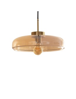 Abruzzo Lampa Wisząca Szklana Miodowa 35cm E27 Artel ABR-SLWA-E27