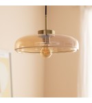 Abruzzo Lampa Wisząca Szklana Miodowa 35cm E27 Artel ABR-SLWA-E27