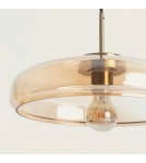 Abruzzo Lampa Wisząca Szklana Miodowa 35cm E27 Artel ABR-SLWA-E27