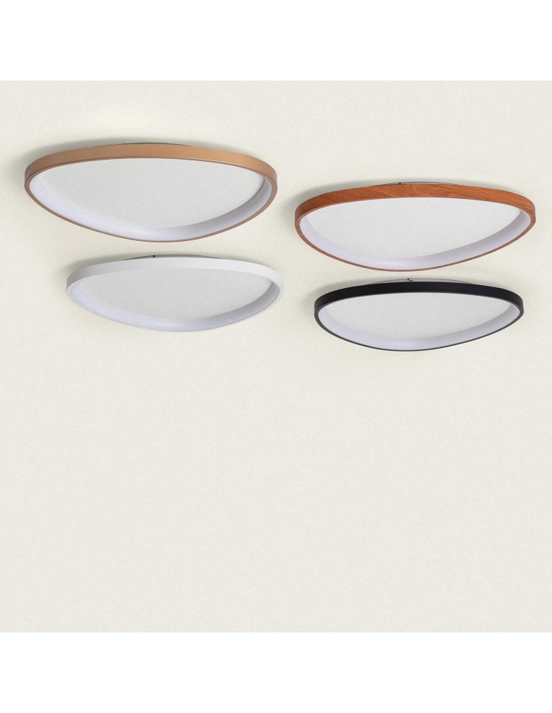 Ceiling lamps - Abruzzo LED Plafon Wooden 60cm 30W CCT 3000-5700k Gipo ABR-PLAG60-D - product kolory-swiatla.pl 5