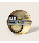 Abruzzo Lampa Wisząca Szklana Bursztynowa E14 15cm Koloreno ABR-KOLO1-A