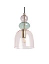 View Abruzzo Glass Pendant Lamp purple-gold E14 L Koloreno ABR-KOLO2-F