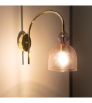 Wall lamps - Abruzzo Glass wall lamp Purple E14 15cm Koloreno ABR-KOLOK-F - product 4