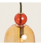 Wall lamps - Abruzzo Glass wall lamp Amber E14 15cm Koloreno ABR-KOLOK-A - product 3
