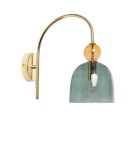 Wall lamps - Abruzzo Glass wall lamp Green E14 15cm Koloreno ABR-KOLOK-Z - product 1
